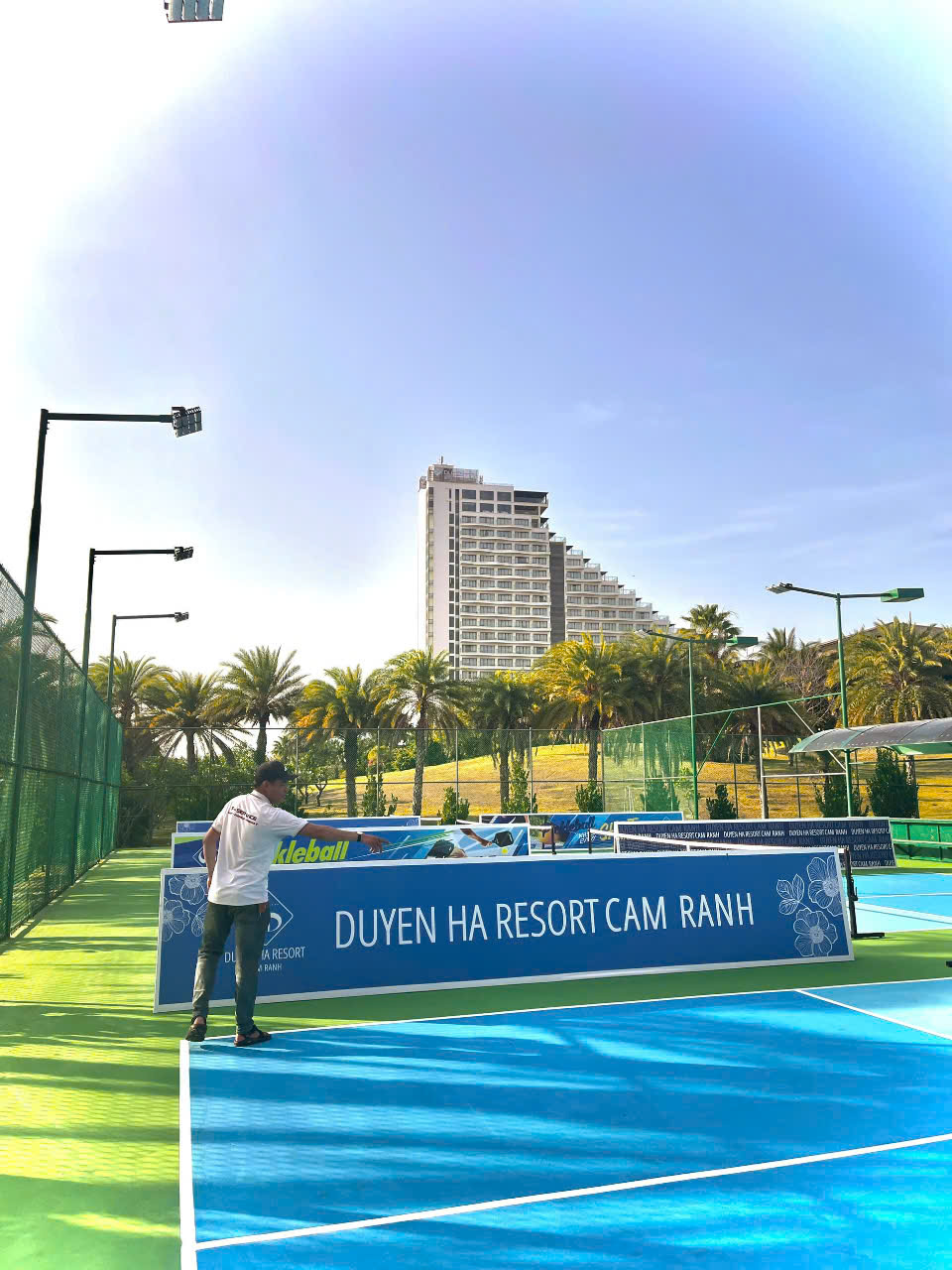 thi công sân Pickaleball 